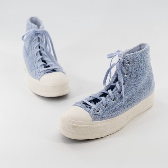 Converse Shoes - Converse Cozy Utility Platform Chuck Taylor All Star High Top Ghost/Steel/Egret